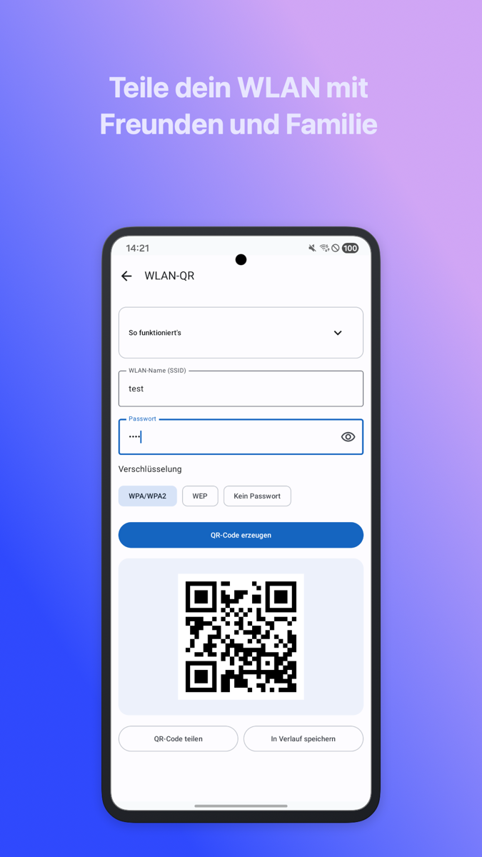 QR Code Generator & Scanner Screenshot 3