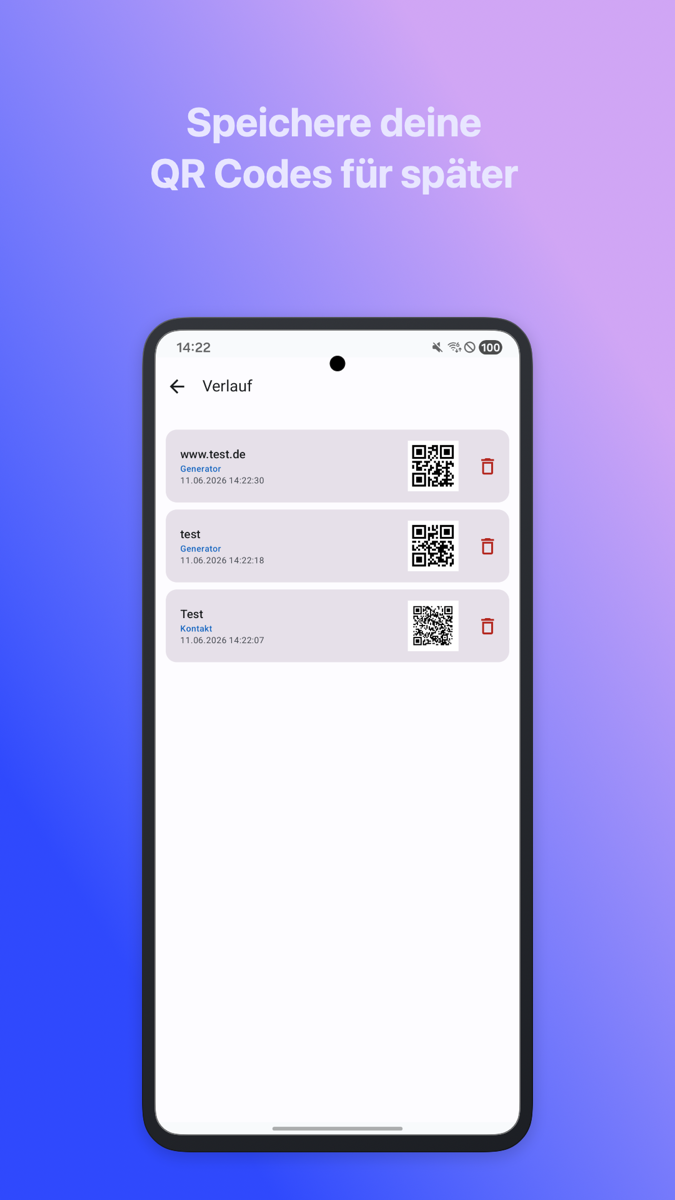 QR Code Generator & Scanner Screenshot 5