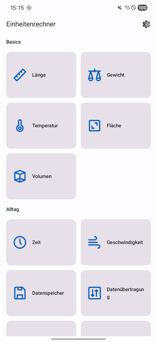 Einheitenrechner Screenshot 1